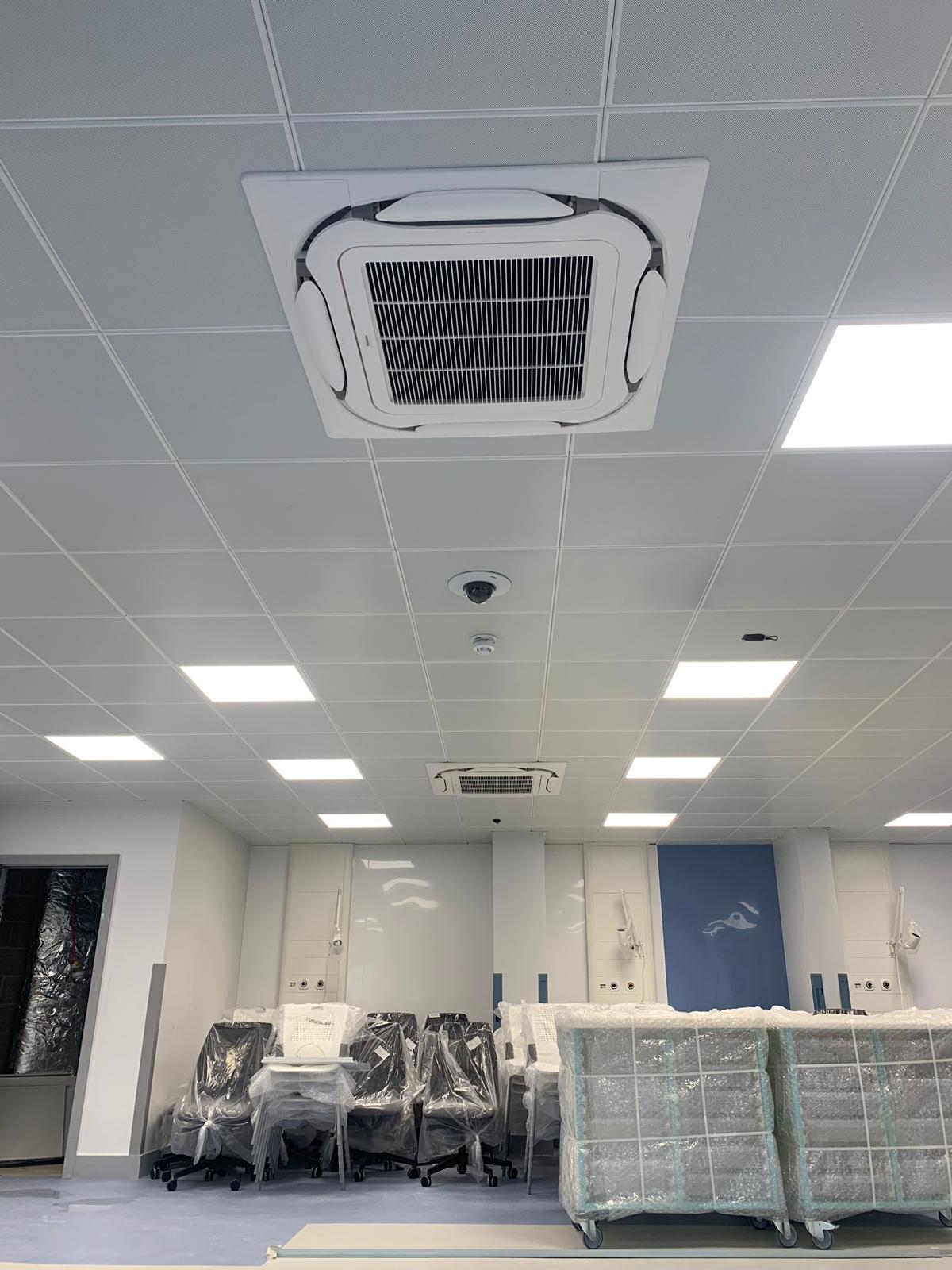 Daikin VRV Installation - Edge Hill Medical School - Aerocool Ltd - Air Conditioning - Refrigeration - HVAC