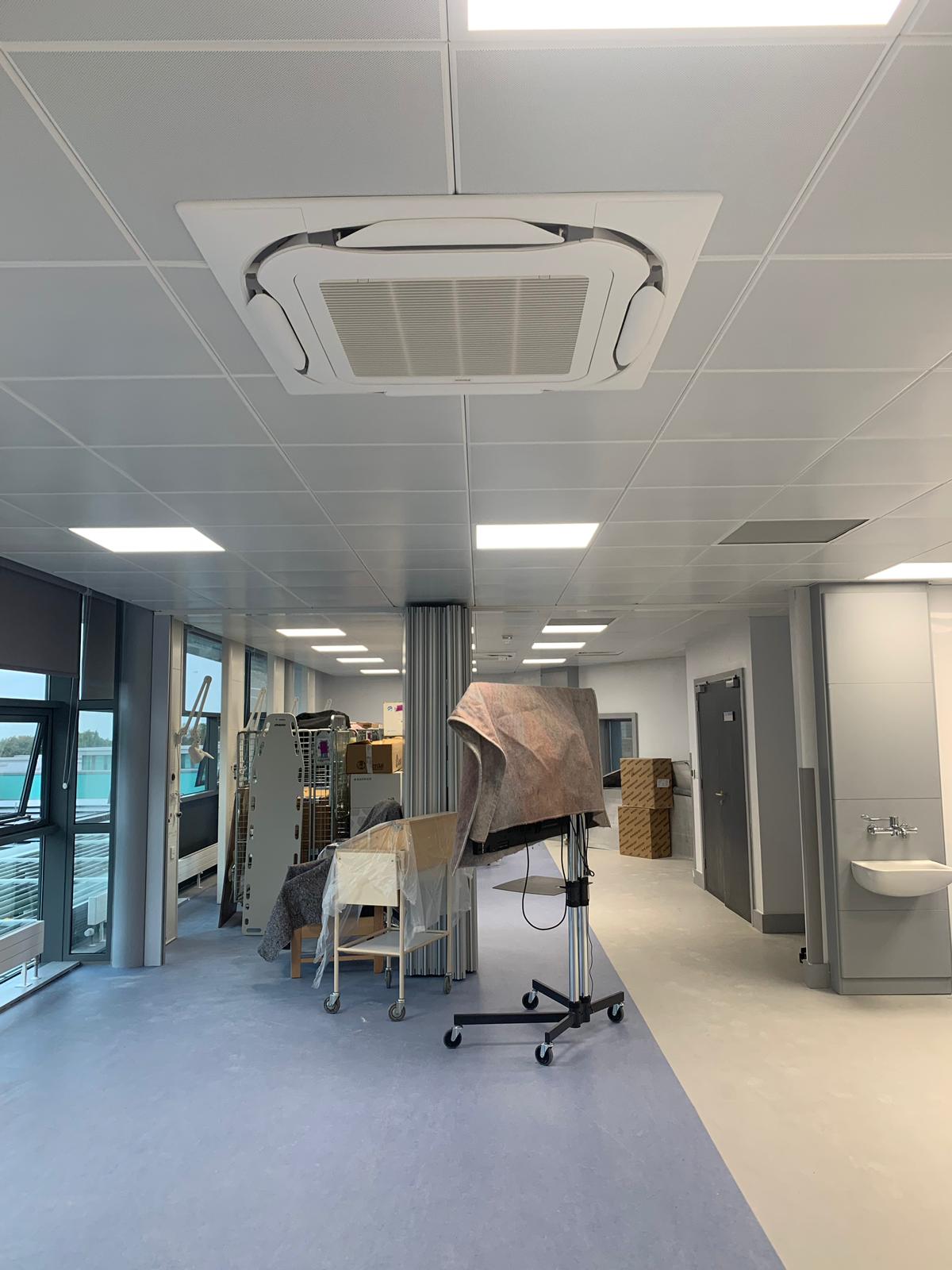 Daikin VRV Installation - Edge Hill Medical School - Aerocool Ltd - Air Conditioning - Refrigeration - HVAC