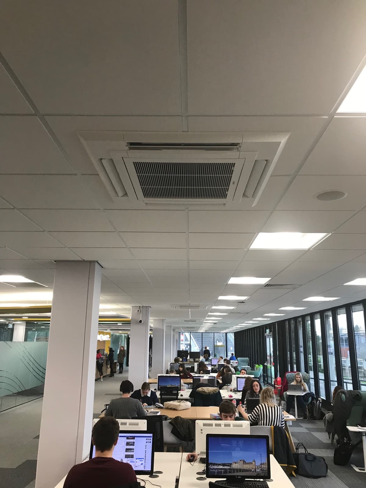 Mitsubishi Heat Recovery VRF | Aerocool Ltd | Hugh Owen Library | Aberystwyth University | Air Conditioning | Refrigeration